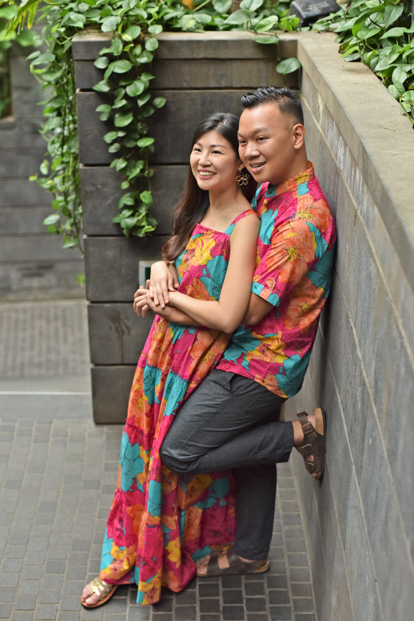 Indo Western - Tropical Couples Set